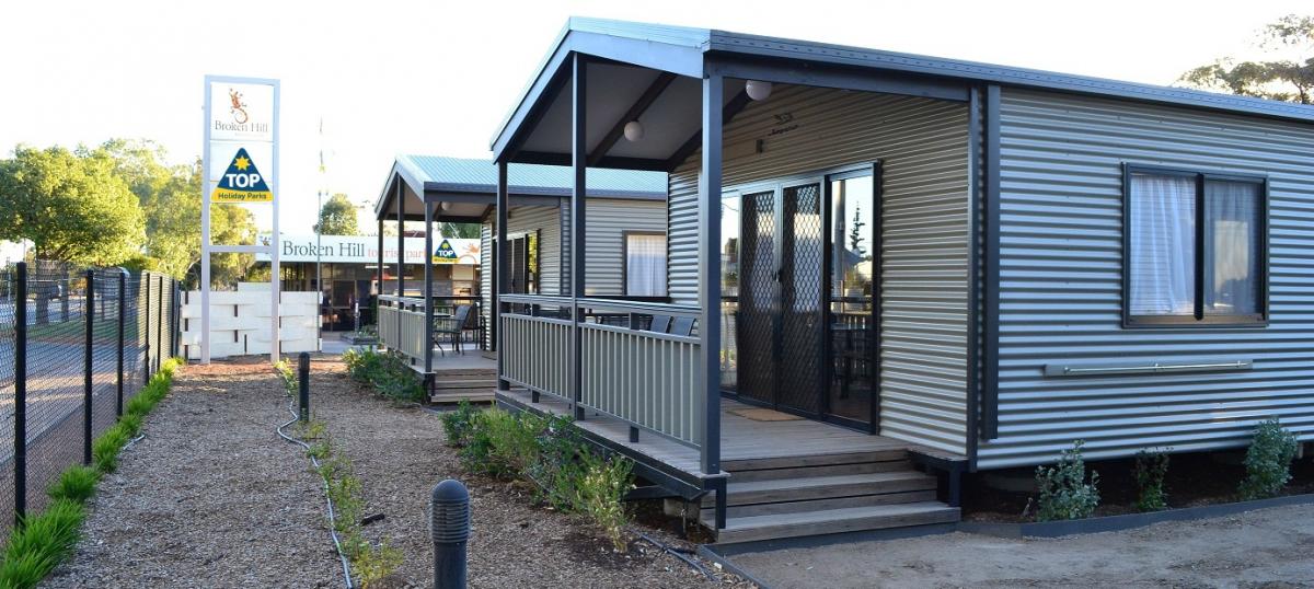 Superior 2 Bedroom Cabins at Broken Hill Tourist Park